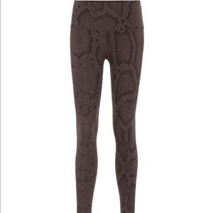 Varley snake skin leggings